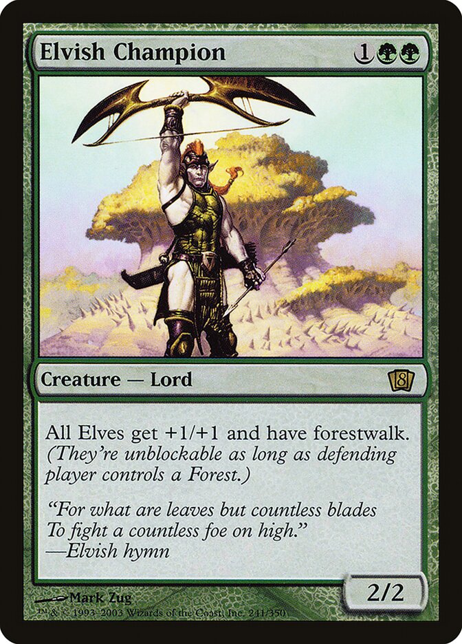 Elvish Champion 241★ - Eighth Edition MTG card