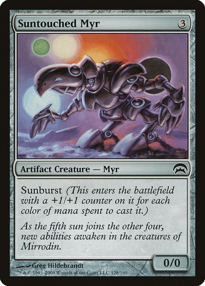 Suntouched Myr 128 - Planechase MTG card