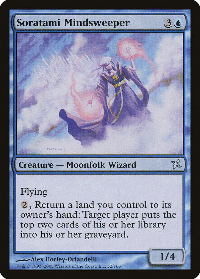 Soratami Mindsweeper 52 - Betrayers of Kamigawa MTG card