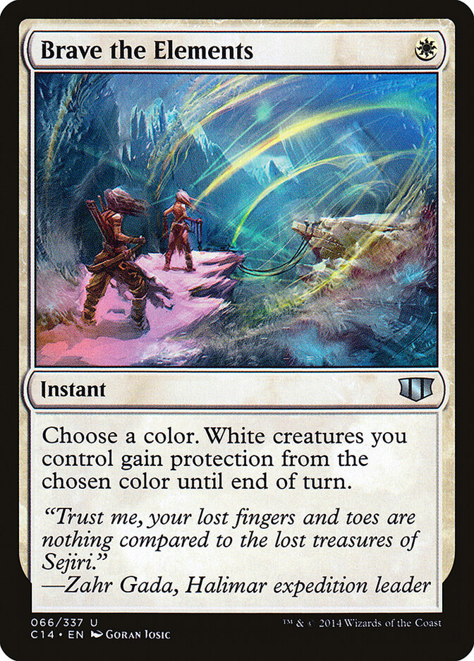 Brave the Elements 66 - Commander 2014 MTG card