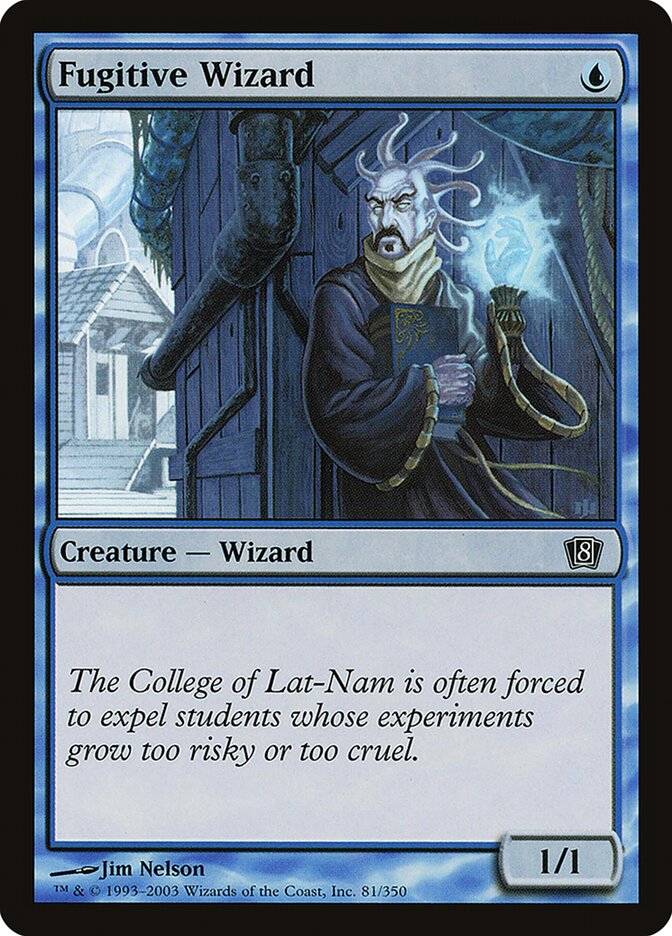 Fugitive Wizard 81★ - Eighth Edition MTG card