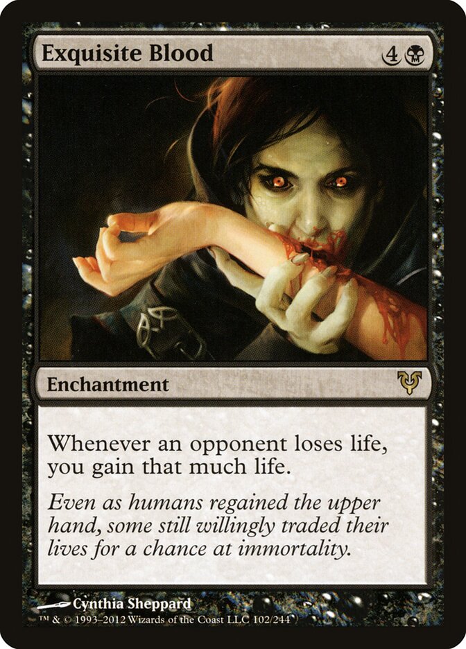Exquisite Blood 102 - Avacyn Restored MTG card