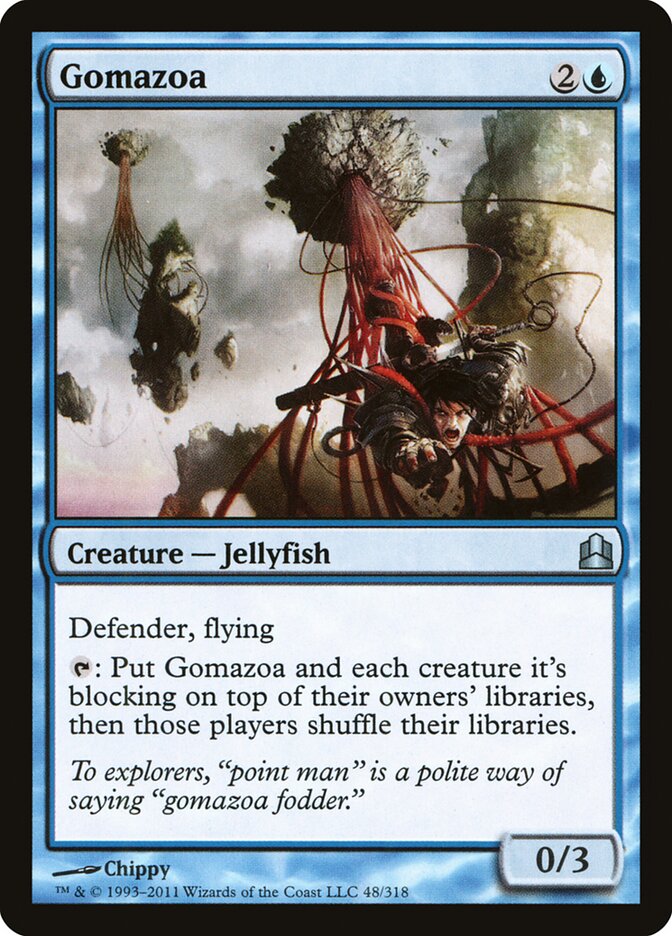 Gomazoa 48 - Commander 2011 MTG card