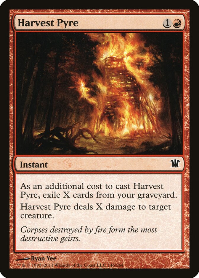 Harvest Pyre 146 - Innistrad MTG card