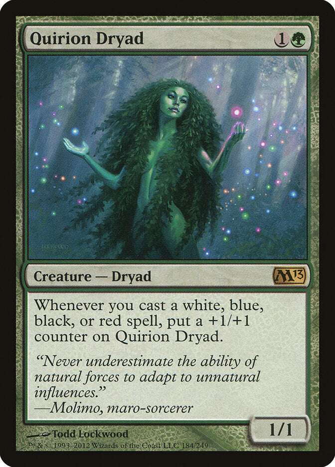 Quirion Dryad 184 - Magic 2013 MTG card