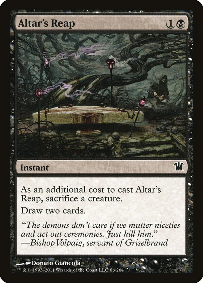Altar's Reap 86 - Innistrad MTG card