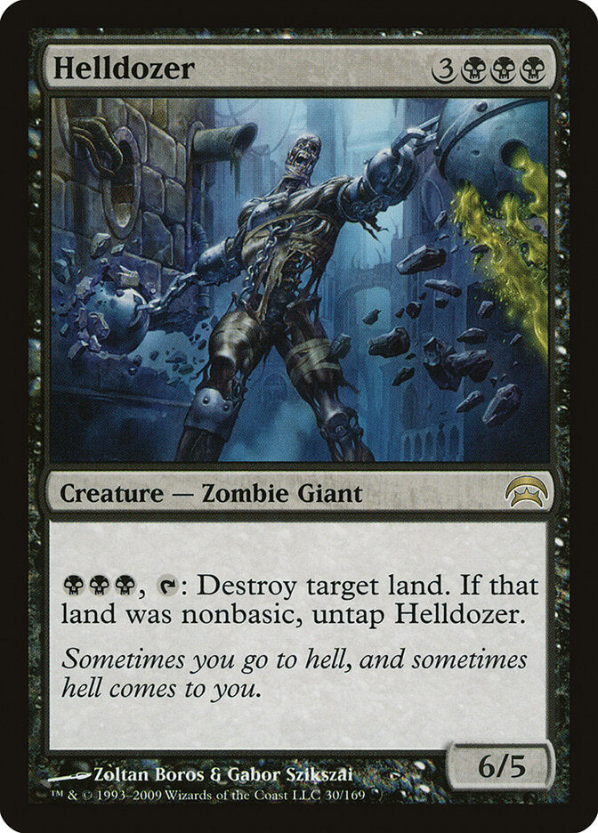 Helldozer 30 - Planechase MTG card