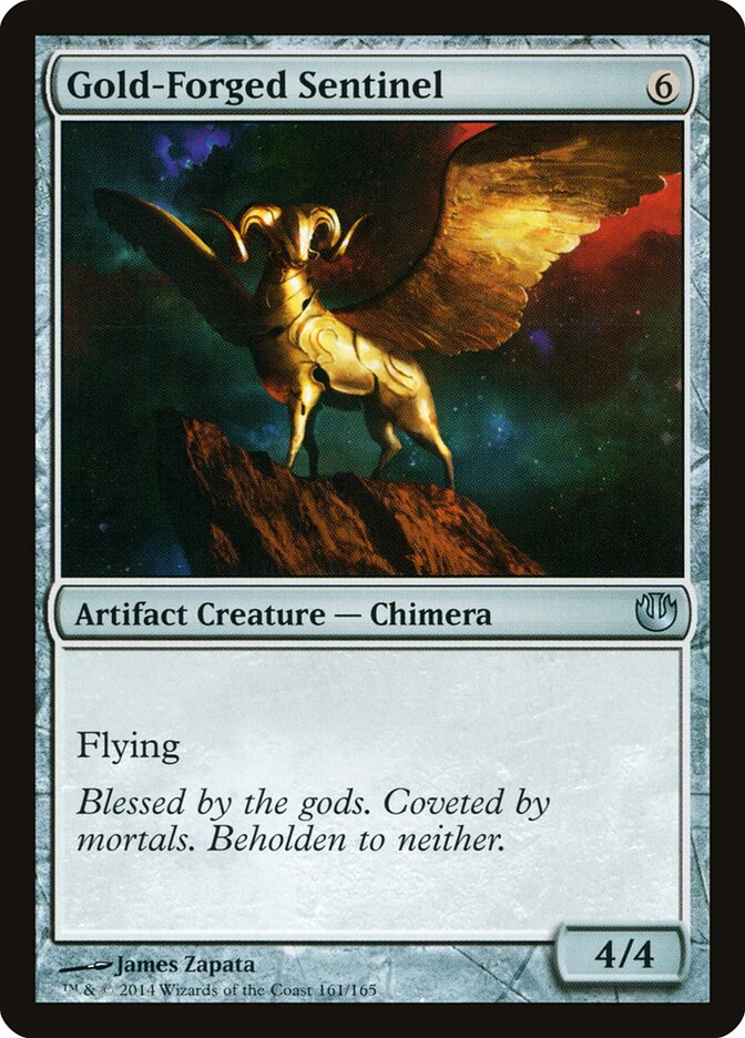 Gold-Forged Sentinel 161 - Journey into Nyx MTG card