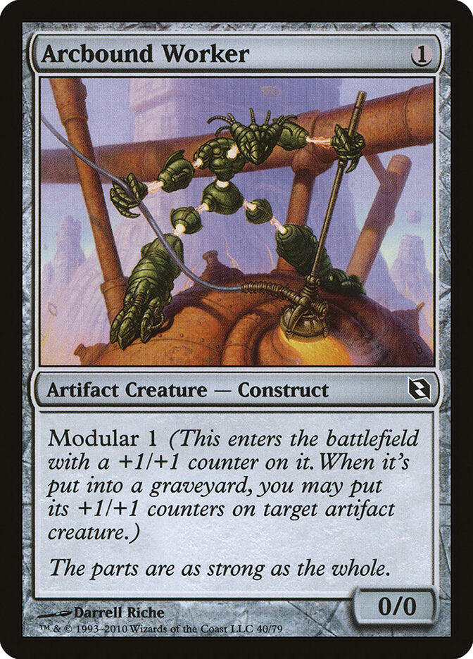 Arcbound Worker 40 - Duel Decks: Elspeth vs. Tezzeret MTG card
