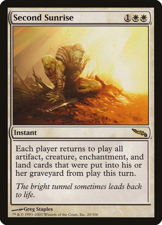 Second Sunrise 20 - Mirrodin MTG card