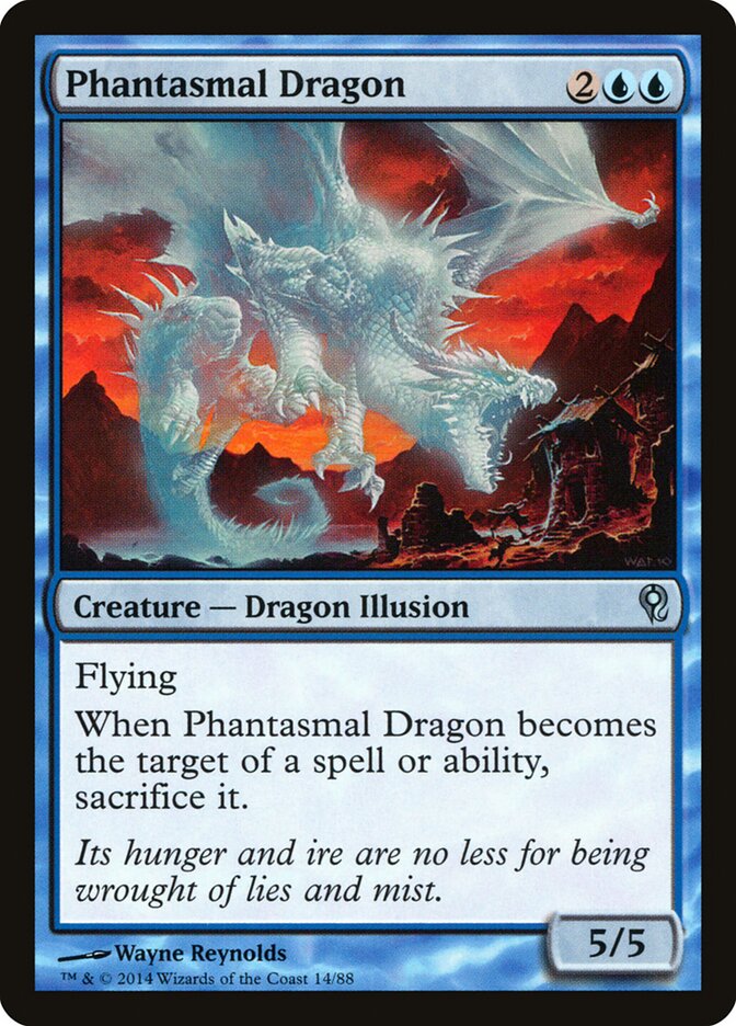Phantasmal Dragon 14 - Duel Decks: Jace vs. Vraska MTG card