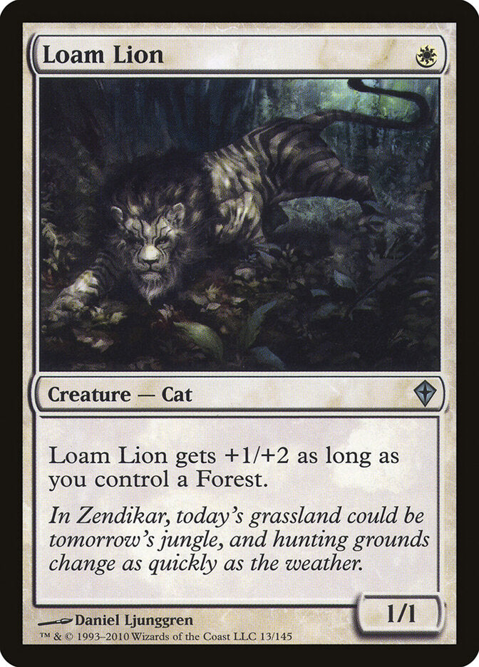 Loam Lion 13 - Worldwake MTG card