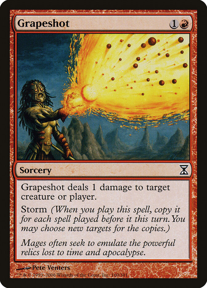 Grapeshot 160 - Time Spiral MTG card