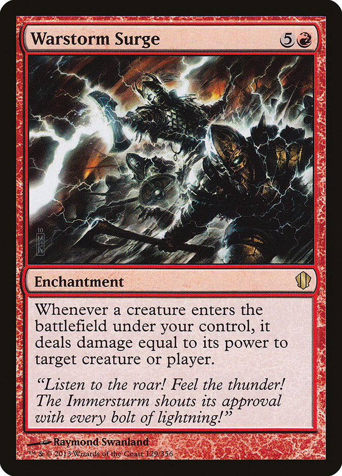 Warstorm Surge 129 - Commander 2013 MTG card