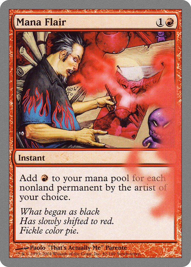 Mana Flair 81 - Unhinged MTG card