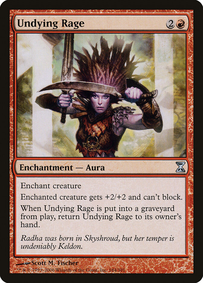 Undying Rage 184 - Time Spiral MTG card