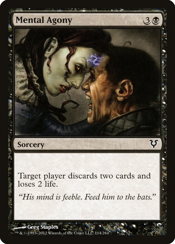 Mental Agony 114 - Avacyn Restored MTG card