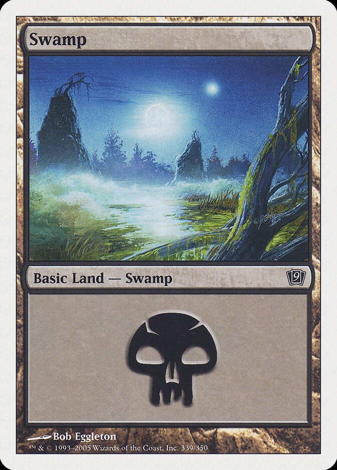 Swamp 339 - Ninth Edition MTG card
