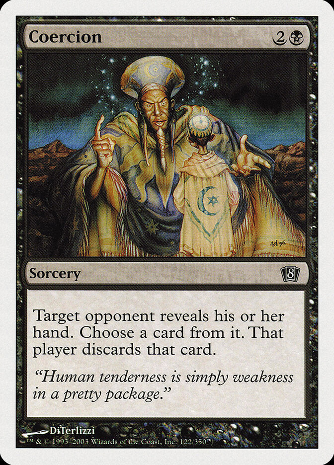 Coercion 122 - Eighth Edition MTG card