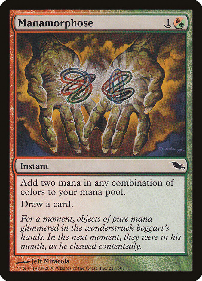Manamorphose 211 - Shadowmoor MTG card