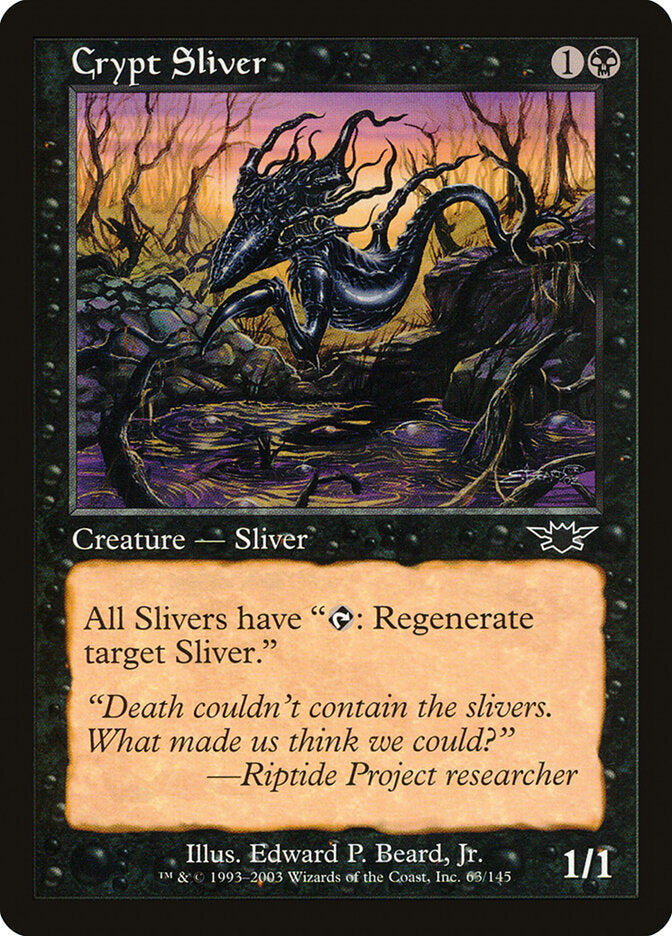 Crypt Sliver 63 - Legions MTG card