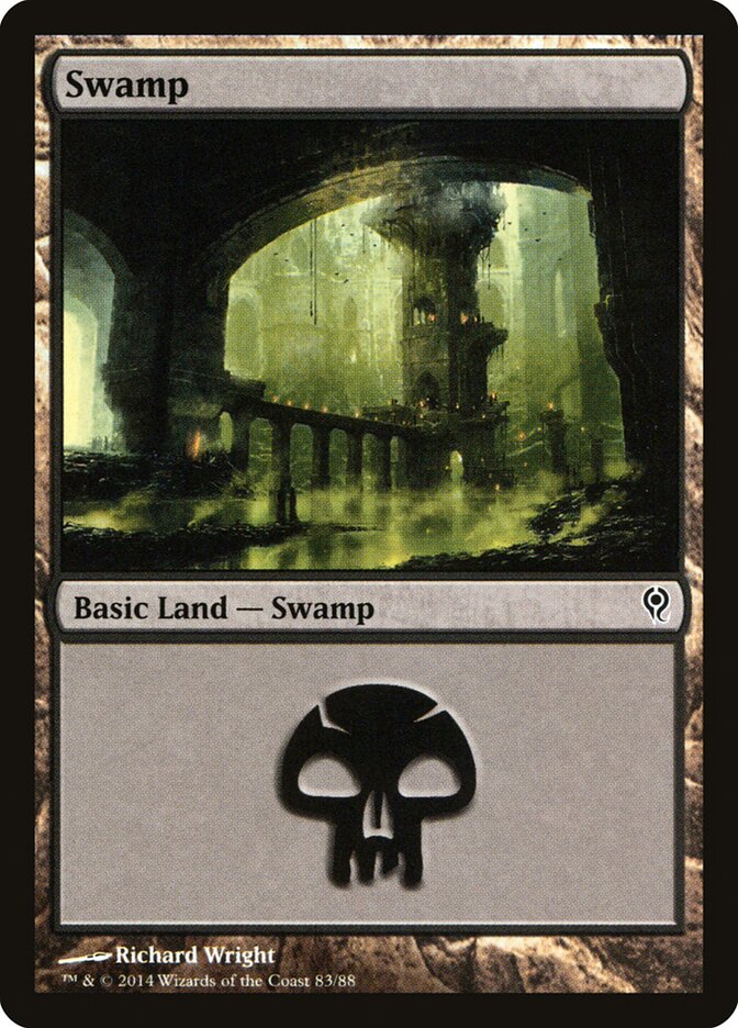 Swamp 83 - Duel Decks: Jace vs. Vraska MTG card
