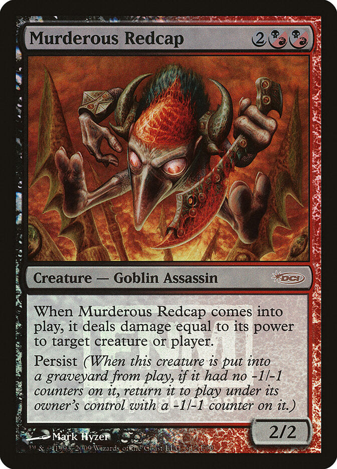 Murderous Redcap 7 - Friday Night Magic 2009 MTG card