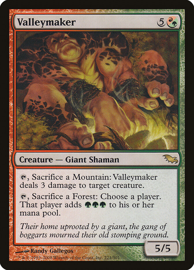 Valleymaker 221 - Shadowmoor MTG card