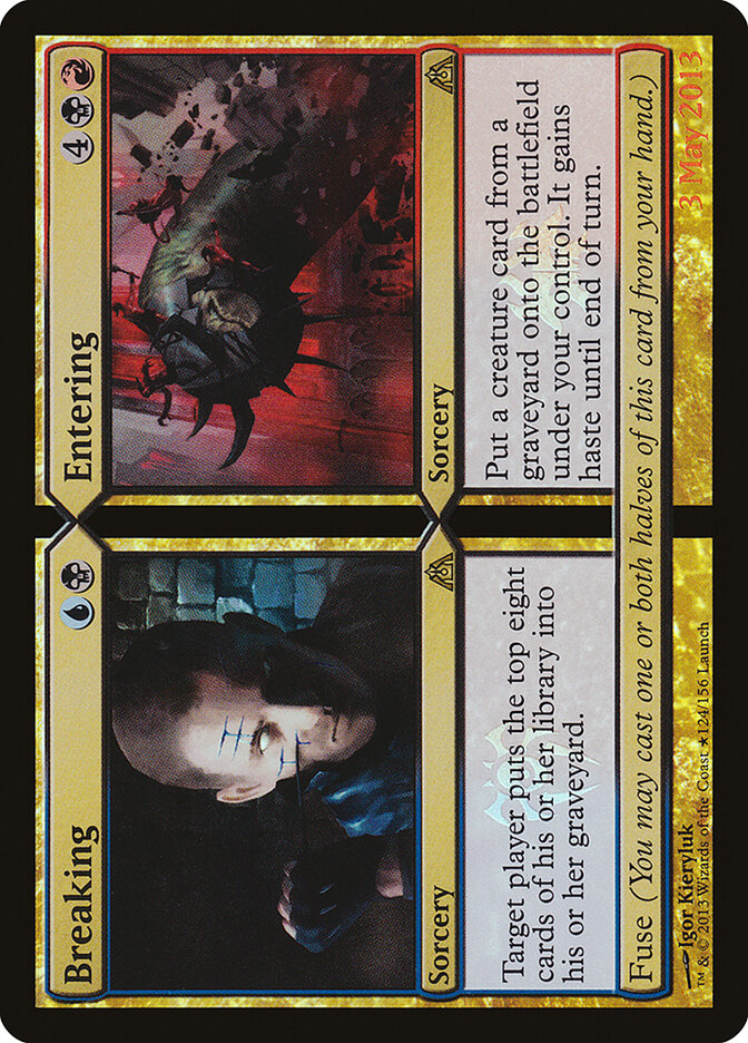 Breaking // Entering 124★ - Dragon's Maze Promos MTG card