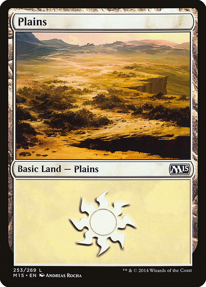 Plains 253 - Magic 2015 MTG card