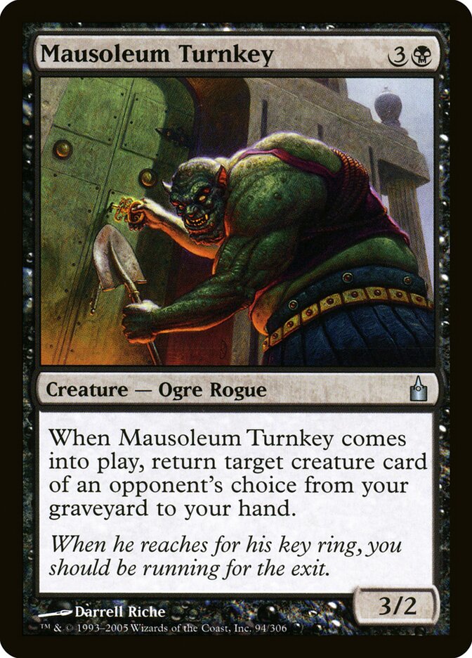 Mausoleum Turnkey 94 - Ravnica: City of Guilds MTG card