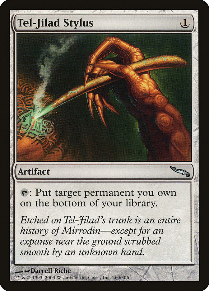 Tel-Jilad Stylus 260 - Mirrodin MTG card