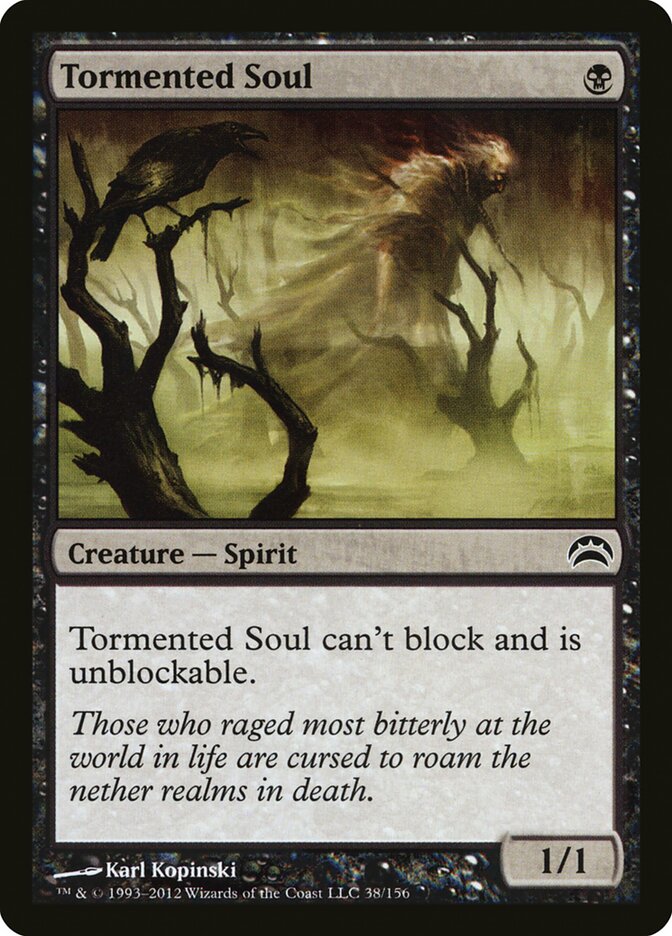 Tormented Soul 38 - Planechase 2012 MTG card