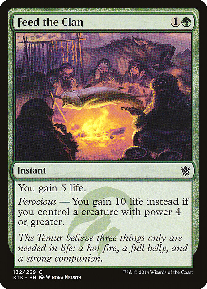 Feed the Clan 132 - Khans of Tarkir MTG card