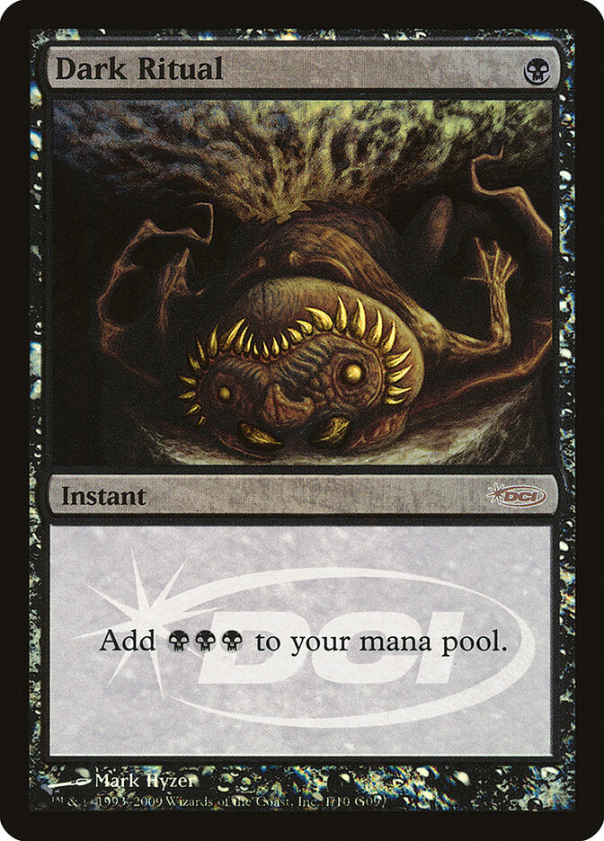 Dark Ritual 1 - Judge Gift Cards 2009 MTG card