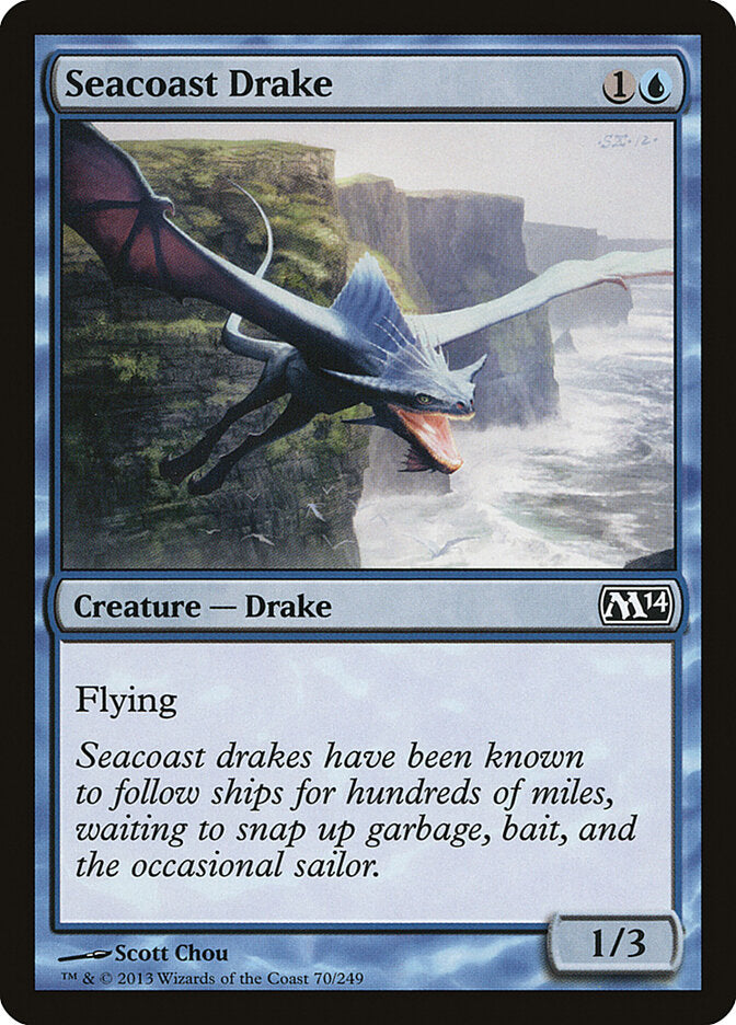Seacoast Drake 70 - Magic 2014 MTG card