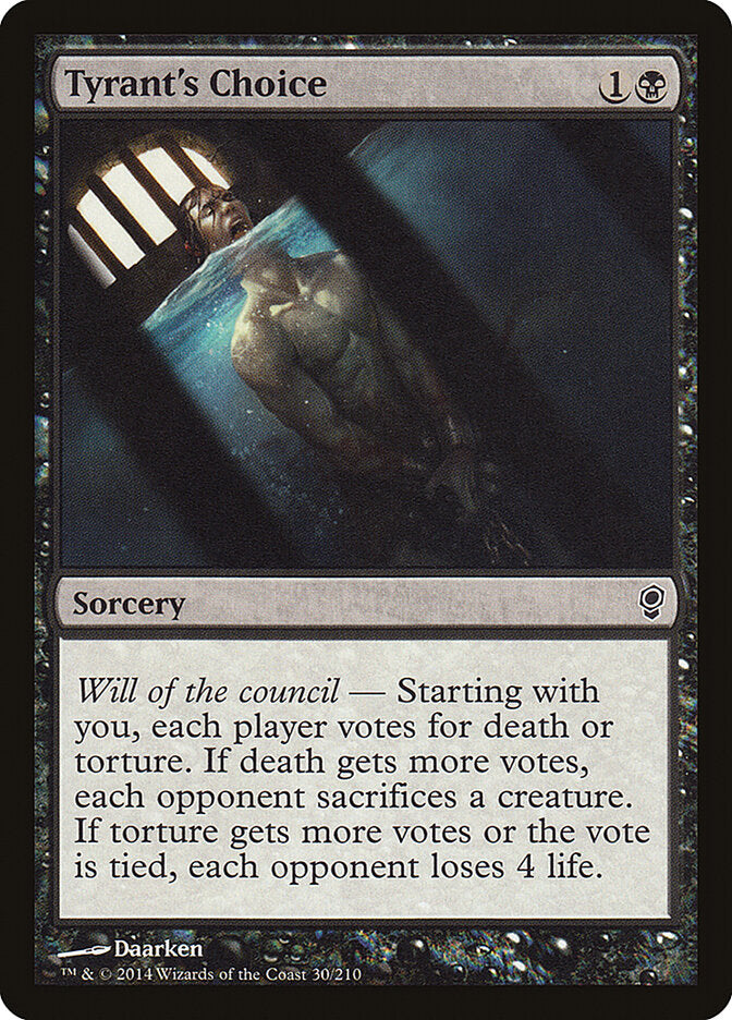 Tyrant's Choice 30 - Conspiracy MTG card