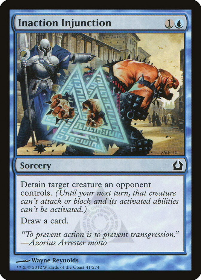 Inaction Injunction 41 - Return to Ravnica MTG card