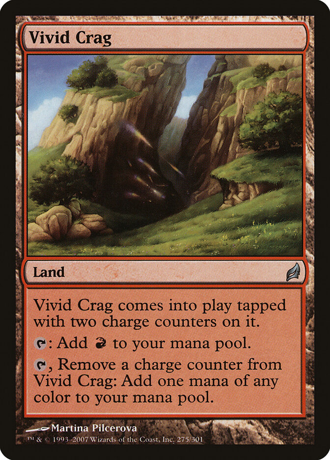 Vivid Crag 275 - Lorwyn MTG card