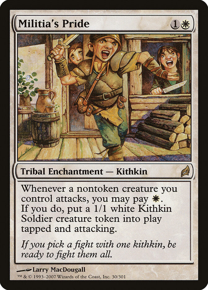 Militia's Pride 30 - Lorwyn MTG card