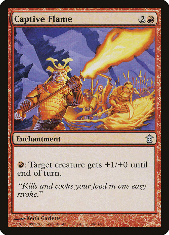 Captive Flame 96 - Saviors of Kamigawa MTG card