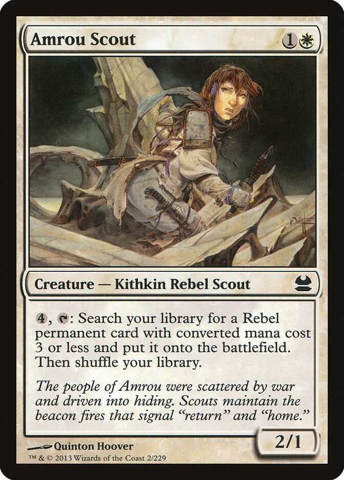Amrou Scout 2 - Modern Masters MTG card