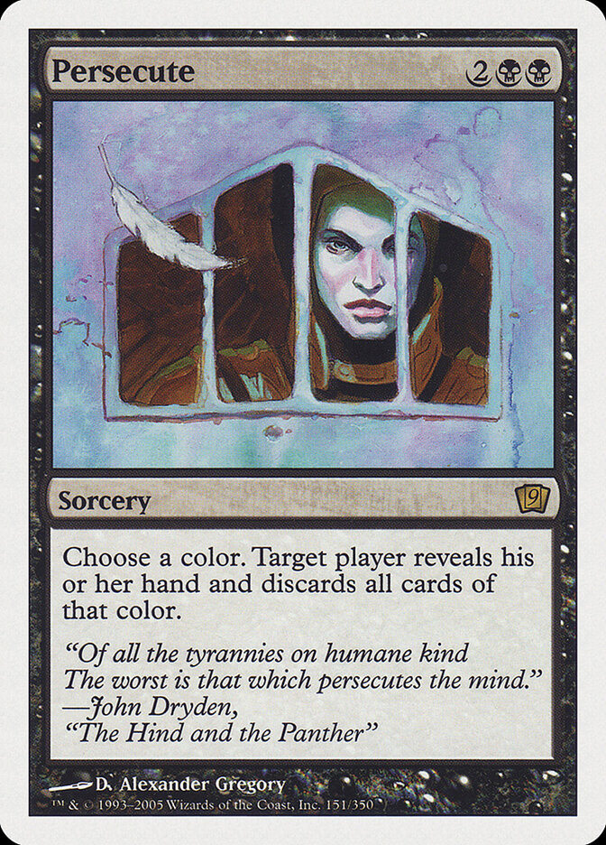 Persecute 151 - Ninth Edition MTG card
