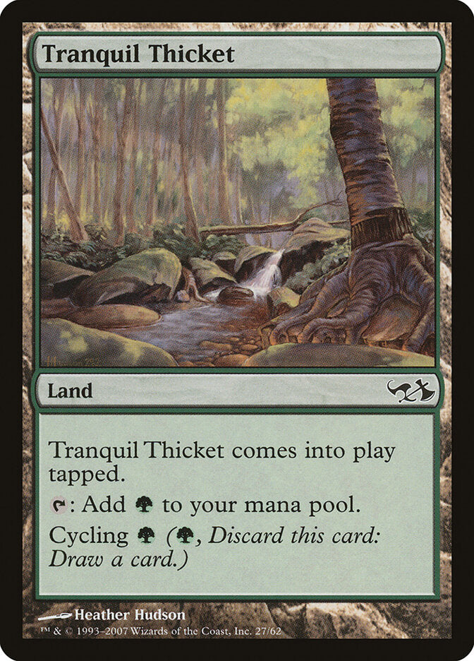 Tranquil Thicket 27 - Duel Decks: Elves vs. Goblins MTG card