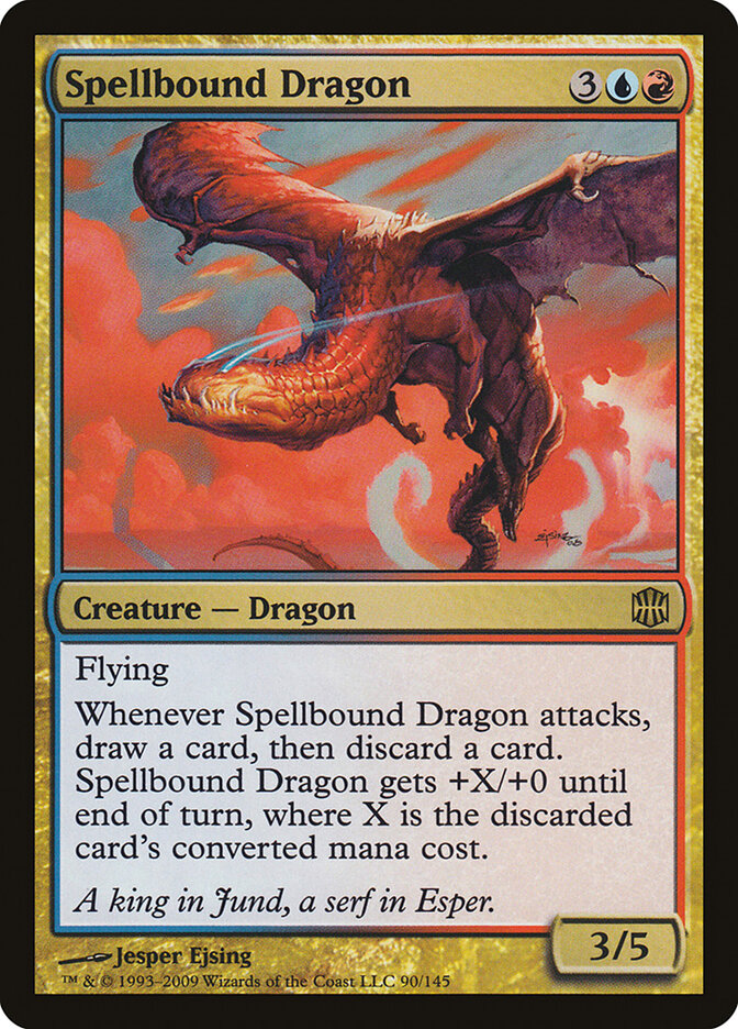 Spellbound Dragon 90 - Alara Reborn MTG card