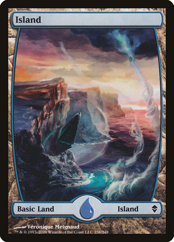 Island 236 - Zendikar MTG card
