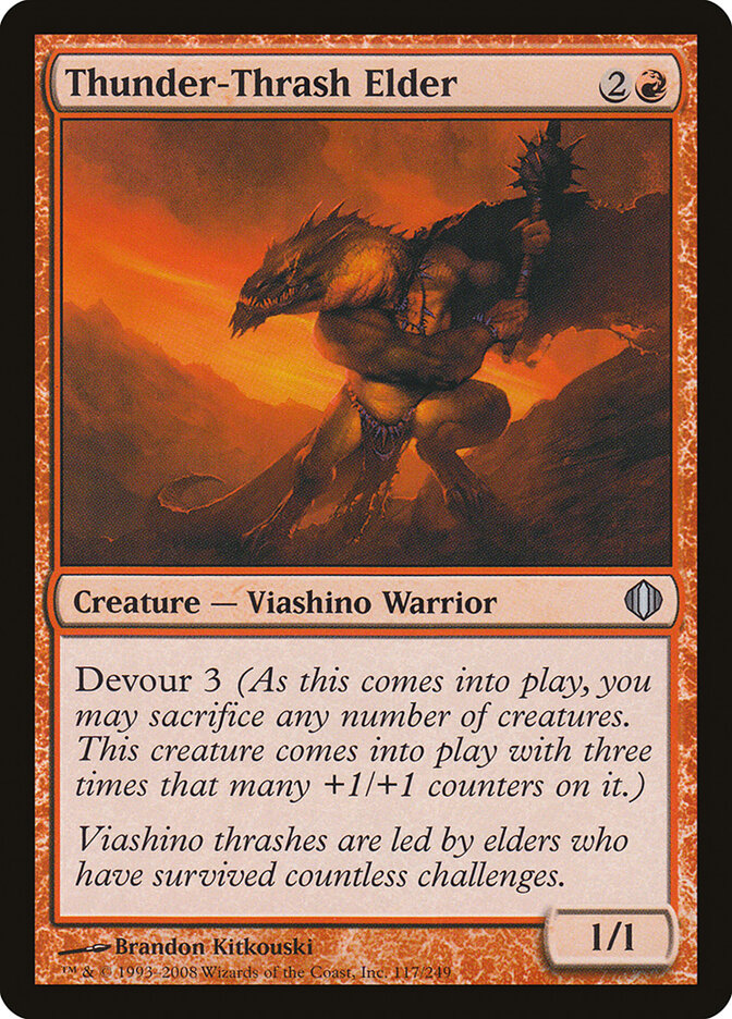 Thunder-Thrash Elder 117 - Shards of Alara MTG card