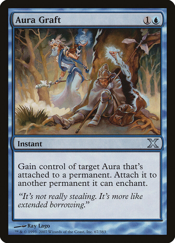 Aura Graft 67 - Tenth Edition MTG card