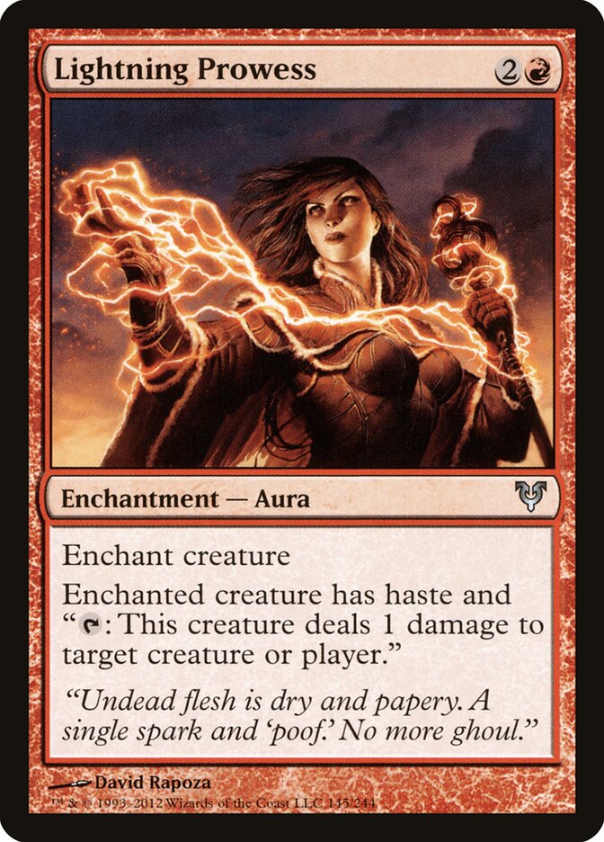 Lightning Prowess 145 - Avacyn Restored MTG card