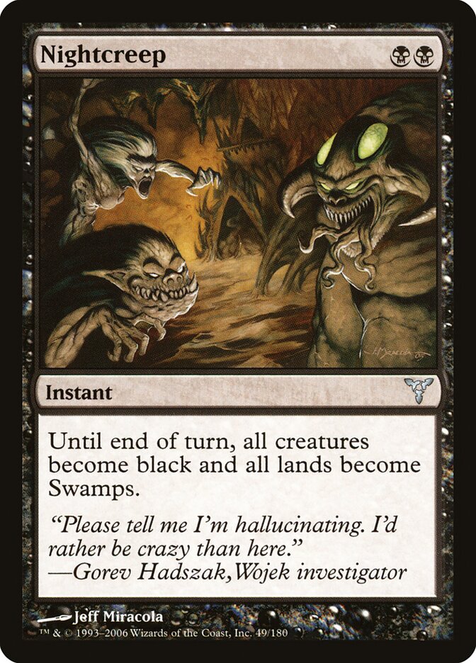 Nightcreep 49 - Dissension MTG card